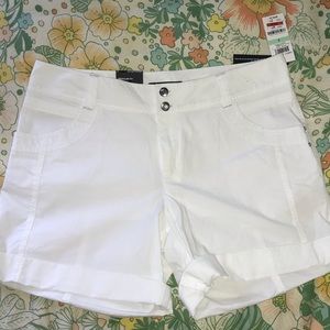 White INC long shorts